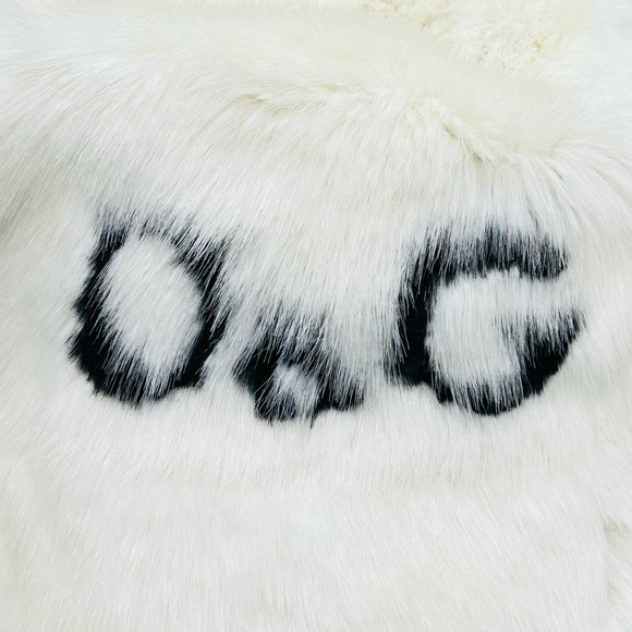 RARE Dolce & Gabbana Logo Black White Fur Bucket Hat - Picture 2 of 10